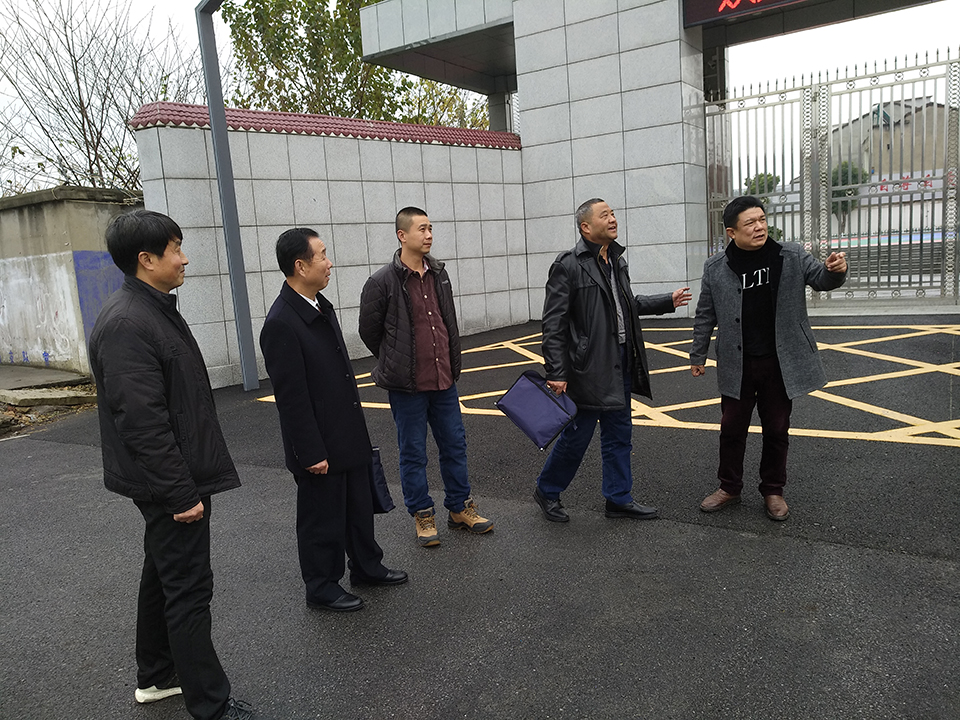 黄冈市教育局检查组来我校检查指导工作